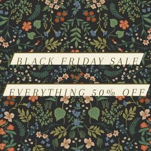 Black Friday Sale 50% Off!